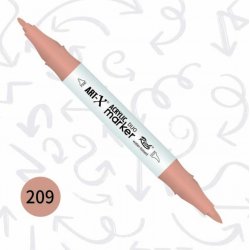 Rich Art-X Akrilik Marker Duo Çift Taraflı Kalem 17907-209