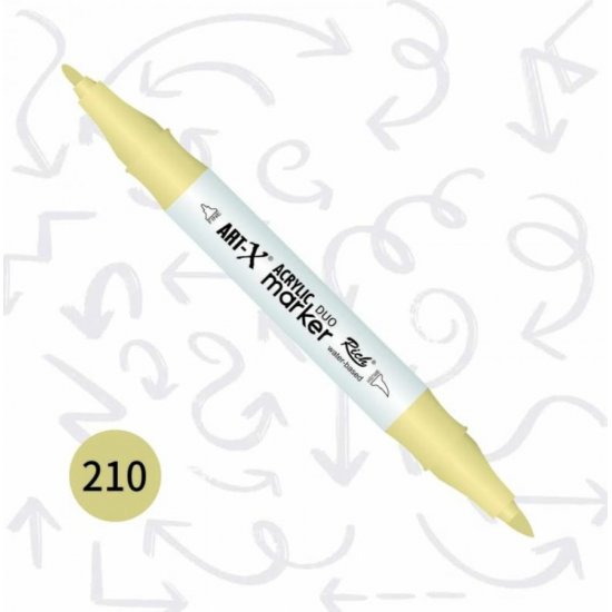Rich Art-X Akrilik Marker Duo Çift Taraflı Kalem 17910-210