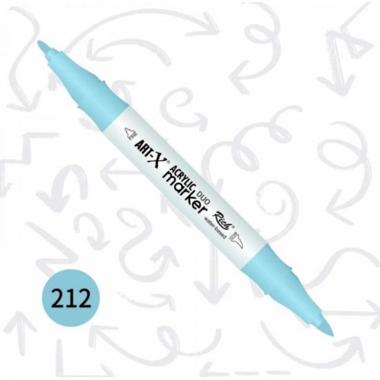 Rich Art-X Akrilik Marker Duo Çift Taraflı Kalem 17917-212
