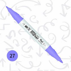 Rich Art-X Akrilik Marker Duo Çift Taraflı Kalem 17888-27