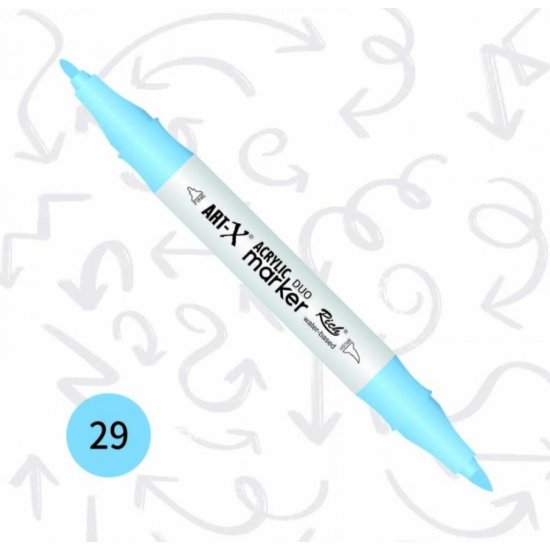 Rich Art-X Akrilik Marker Duo Çift Taraflı Kalem 17885-29