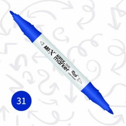 Rich Art-X Akrilik Marker Duo Çift Taraflı Kalem 17921-31