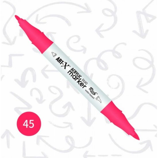 Rich Art-X Akrilik Marker Duo Çift Taraflı Kalem 17881-45