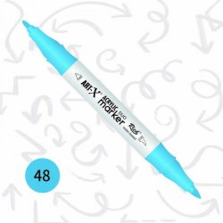 Rich Art-X Akrilik Marker Duo Çift Taraflı Kalem 17898-48