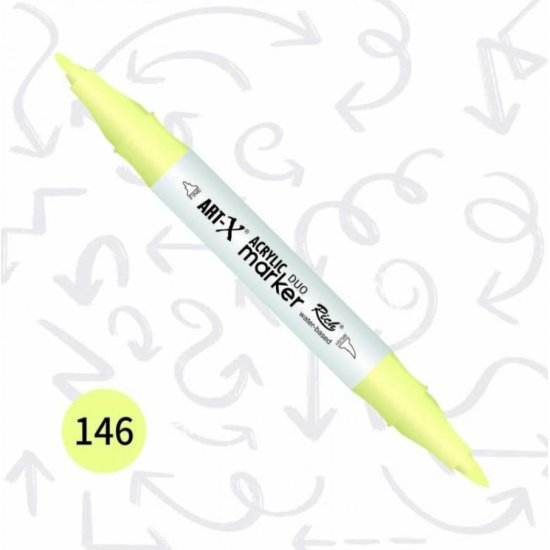 Rich Art-X Akrilik Marker Duo Çift Taraflı Kalem 17906-146
