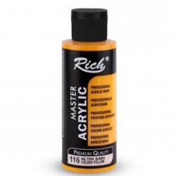 Rich Master Akrilik Boya 116 Altın Sarı 120 cc