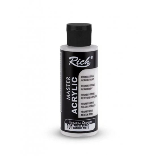 Rich Master Akrilik Boya 101 Antik Beyaz 120 cc