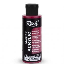Rich Master Akrilik Boya 158 Antik Bordo 120 cc