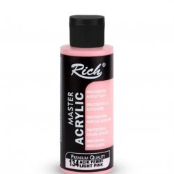 Rich Master Akrilik Boya 134 Açık Pembe 120 cc