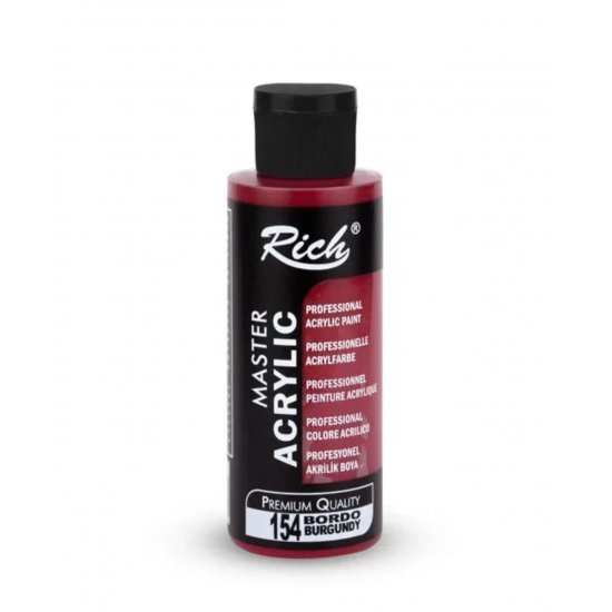 Rich Master Akrilik Boya 154 Bordo 120 cc