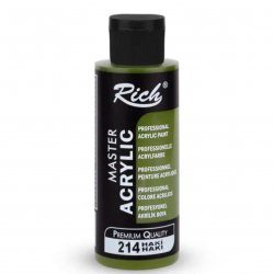 Rich Master Akrilik Boya 214 Haki 120 cc