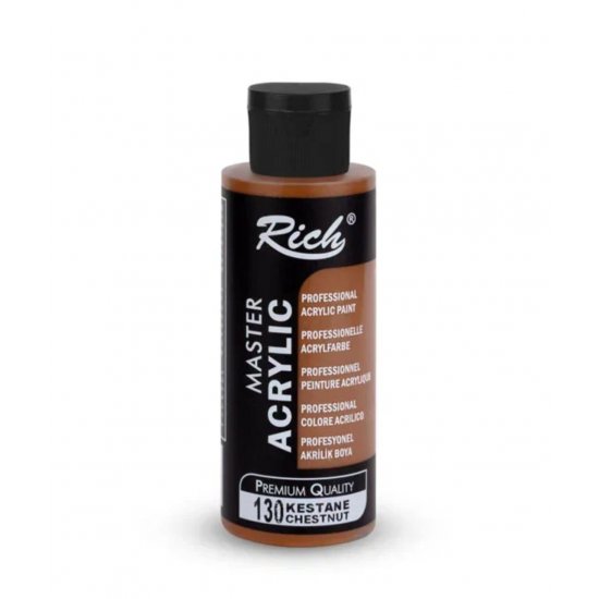 Rich Master Akrilik Boya 130 Kestane 120 cc