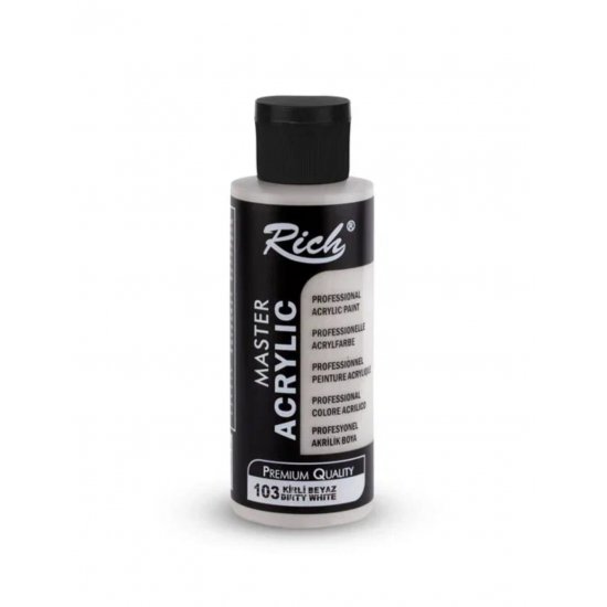 Rich Master Akrilik Boya 103 Kirli Beyaz 120 cc