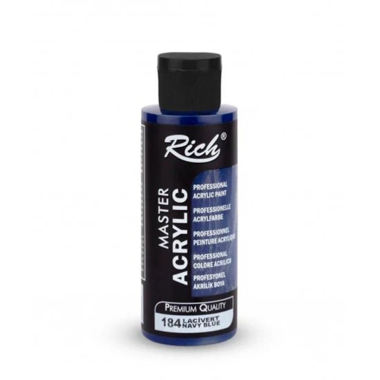 Rich Master Akrilik Boya 184 Lacivert 120 cc