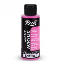 Rich Master Akrilik Boya 139 Magenta 120 cc