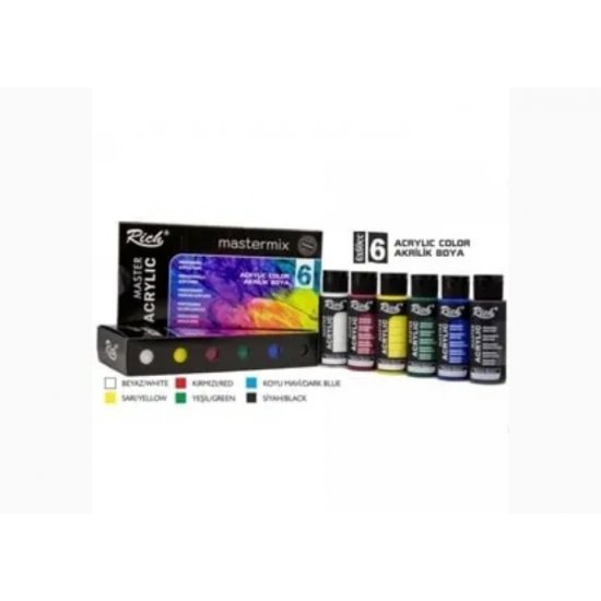 Rich Akrilik Set Mastermix 6lı 6X60 cc