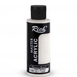 Rich Master Akrilik Boya 106 Soft Beyaz 120 cc