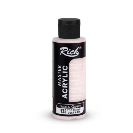 Rich Master Akrilik Boya 135 Toz Pembe 120 cc