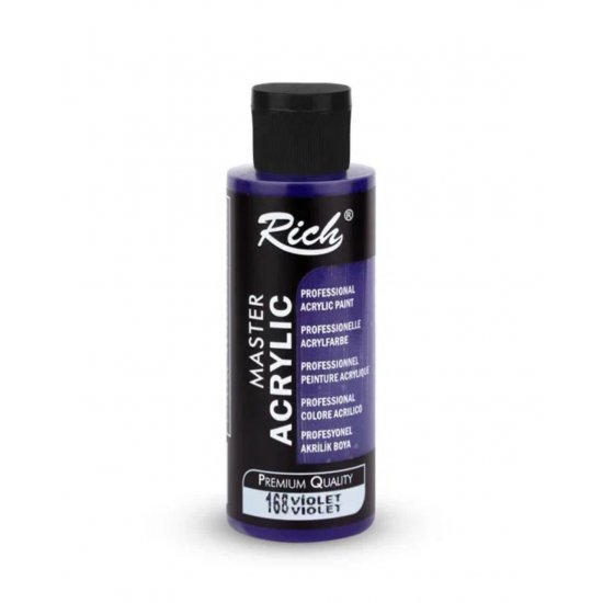 Rich Master Akrilik Boya 168 Violet 120 cc
