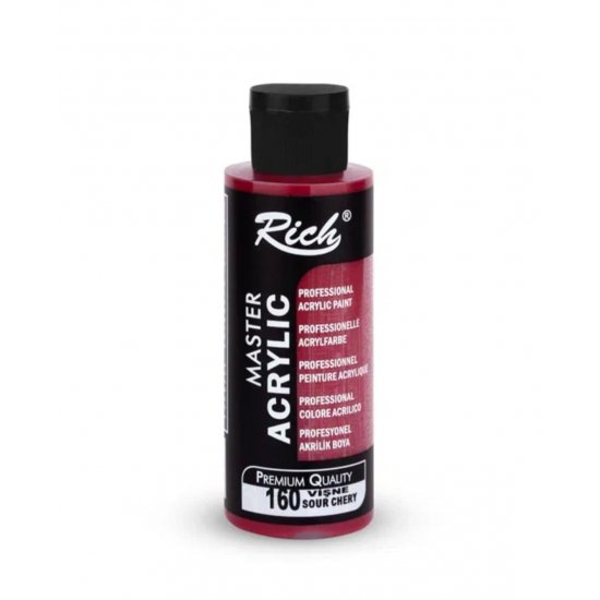 Rich Master Akrilik Boya 160 Vişne 120 cc