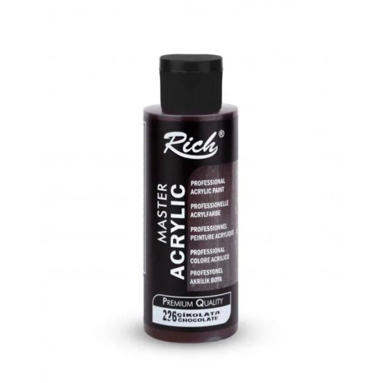 Rich Master Akrilik Boya 226 Çikolata 120 cc
