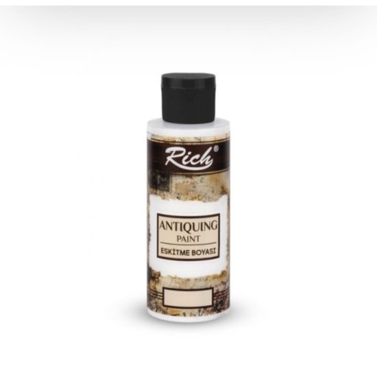 Rıch Eskitme Boyası Beyaz 120 cc 03045