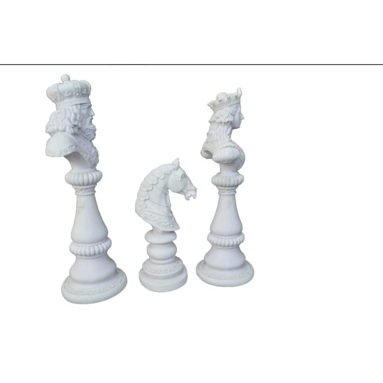 HYK949 3`lü Satranç Set Büyük - 31x9 cm Orta - 28x9 cm Küçük - 19x10 cm