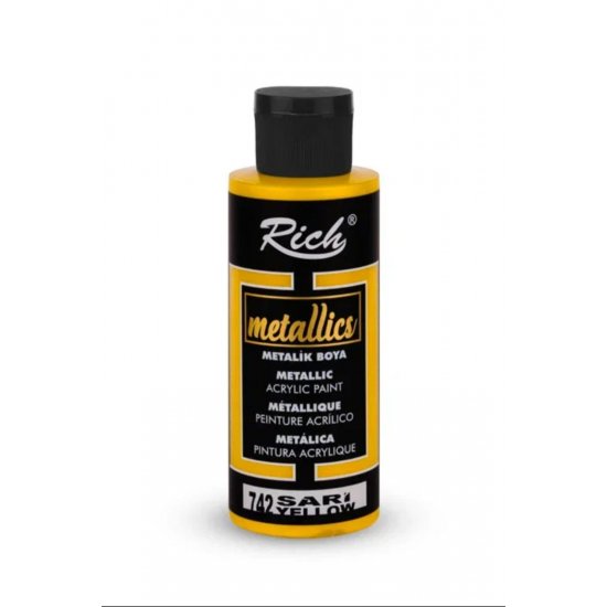 Rich Metalik Boya 120 cc Sarı 03967