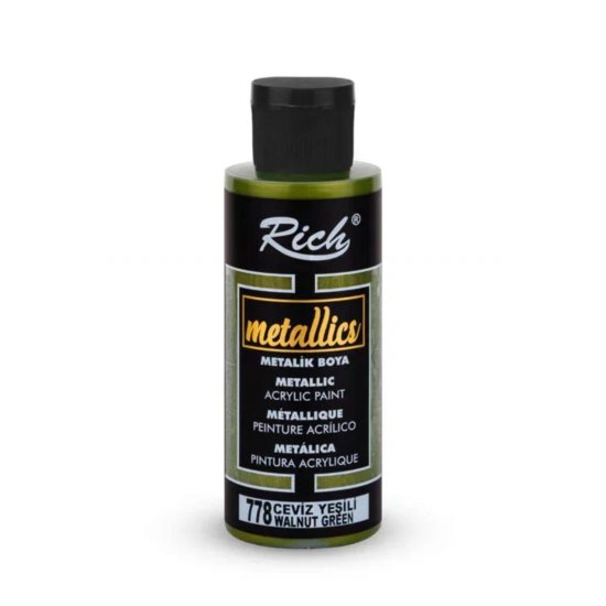 Rich Metalik Boya 120 cc Ceviz Yeşili 03989
