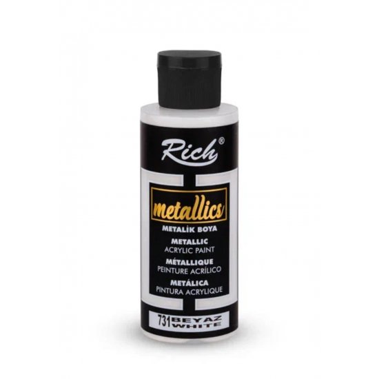 Rich Metalik Boya 120 cc Beyaz 03961