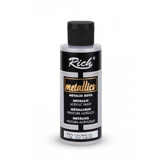 Rich Metalik Boya 120 cc Gümüş 03962