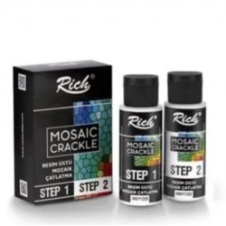 Rich Mozaik Çatlatma seti (Step1/Step2) 60+60 ml