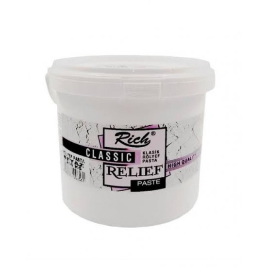 Rıch Beyaz-00656-Rölyef-Pasta-1200-Gr