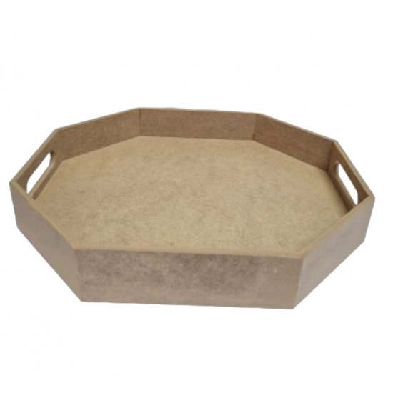 Sekizgen Tepsi Büyük 41X35X4 cm