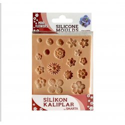 SMARTA Silikon Kalıplar - Küçük Çiçekler Mini 10X13 cm SK1013010
