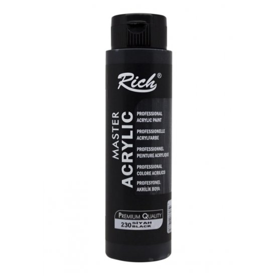 Rich Master Akrilik Boya 230 Siyah 500 cc