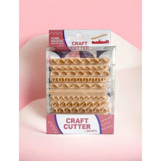SMARTA Craft Cutters Desenli Cetvel Kesiciler SK 1017003