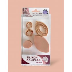 SMARTA Silikon Kalıp Ortanca Kesici ve Damarlayıcı Seti SK1013075