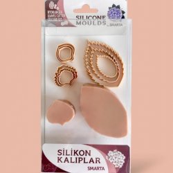 SMARTA Silikon Kalıp Ortanca Kesici ve Damarlayıcı Seti SK1013075