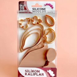 SMARTA Silikon Kalıp Orkide Kesici ve Damarlayıcı Seti SK1013073