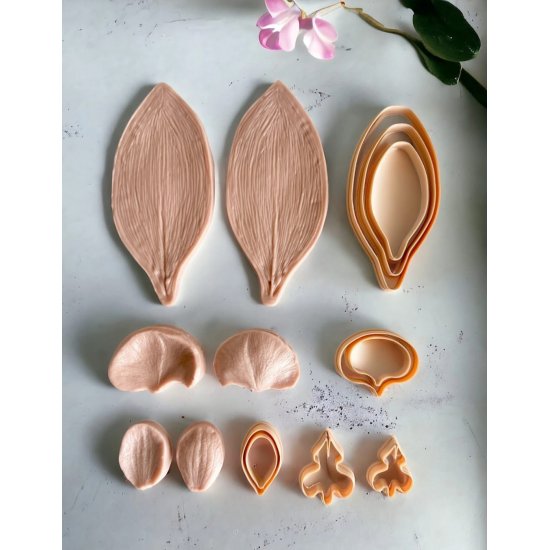 SMARTA Silikon Kalıp Orkide Kesici ve Damarlayıcı Seti SK1013073