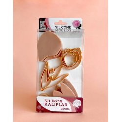 SMARTA Silikon Kalıp Şakayık Kesici ve Damarlayıcı Seti SK1013072