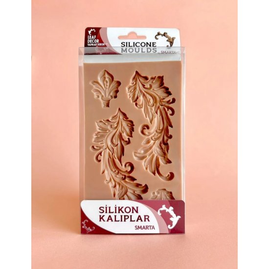 SMARTA Silikon Kalıp Mobilya Dekor Yaprak Dekor Sk1013039