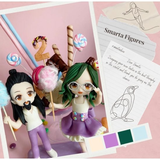 SMARTA Modelleme Hamuru 100gr Mor 11
