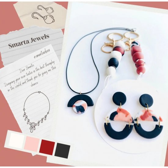 SMARTA Modelleme Hamuru 100gr Bordo 17