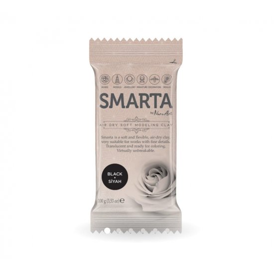 SMARTA Modelleme Hamuru 100gr Siyah 05