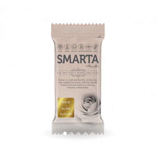 SMARTA Modelleme Hamuru Metalik Seri 60gr - Altın 27