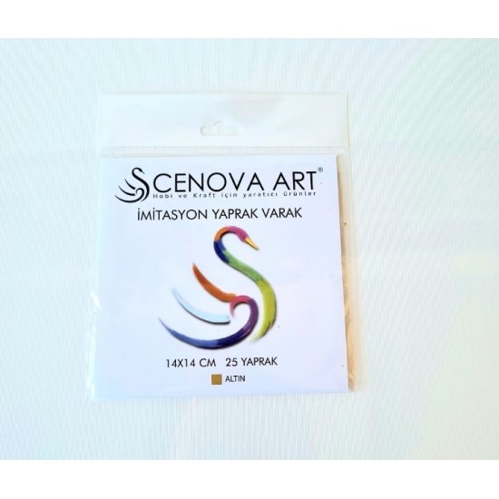 Cenova Art 14X14 Yaprak Varak Altın 25li