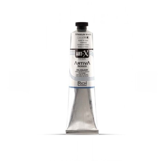 Rich Art-X Artıva Yağlı Boya 200 ml  Titanium White 105