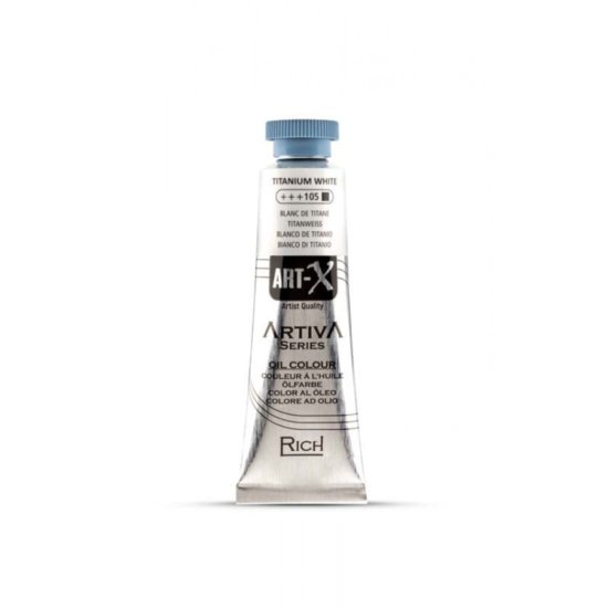Rich Art-X Artıva Yağlı Boya 37 ml Titanium White 105